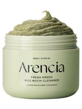 New Arencia Fresh Green Rice Mochi Cleanser — Green Facial Cleanser